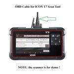 OBD2 Cable Diagnostic Cable for ICON T7 Scanner